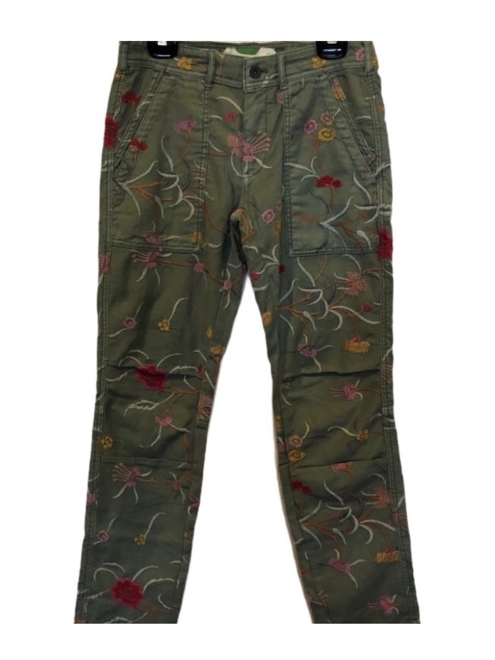 Anthropologie The Wanderer Embroidered Jean